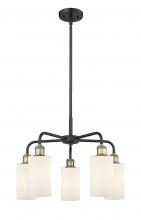  516-5CR-BAB-G801 - Clymer - 5 Light - 22 inch - Black Antique Brass - Chandelier