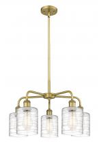  516-5CR-BB-G1113 - Cobbleskill - 5 Light - 23 inch - Brushed Brass - Chandelier