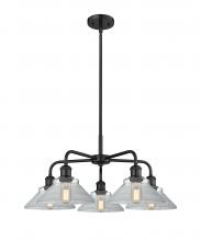  516-5CR-BK-G132 - Orwell - 5 Light - 26 inch - Matte Black - Chandelier