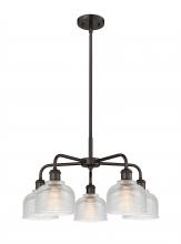  516-5CR-OB-G412 - Dayton - 5 Light - 24 inch - Oil Rubbed Bronze - Chandelier