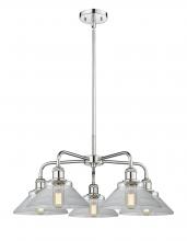  516-5CR-PC-G132 - Orwell - 5 Light - 26 inch - Polished Chrome - Chandelier