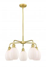  516-5CR-SG-G81 - Eaton - 5 Light - 24 inch - Satin Gold - Chandelier