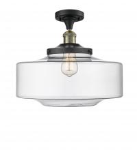 Innovations Lighting 517-1CH-BAB-G692-16 - Bridgeton - 1 Light - 12 inch - Black Antique Brass - Semi-Flush Mount