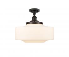  517-1CH-OB-G691-16 - Bridgeton - 1 Light - 12 inch - Oil Rubbed Bronze - Semi-Flush Mount