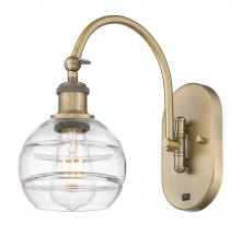  518-1W-BB-G556-6CL - Rochester - 1 Light - 6 inch - Brushed Brass - Sconce