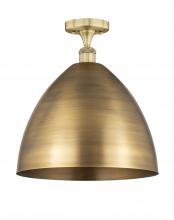  616-1F-BB-MBD-16-BB - Bristol - 1 Light - 16 inch - Brushed Brass - Semi-Flush Mount