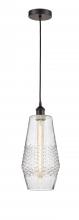  616-1P-OB-G684-7 - Windham - 1 Light - 7 inch - Oil Rubbed Bronze - Cord hung - Mini Pendant