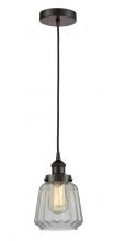  616-1PH-OB-G142 - Chatham - 1 Light - 7 inch - Oil Rubbed Bronze - Cord hung - Mini Pendant