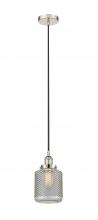  616-1PH-PN-G262 - Stanton - 1 Light - 6 inch - Polished Nickel - Cord hung - Mini Pendant