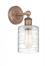  616-1W-AC-G1113 - Cobbleskill - 1 Light - 5 inch - Antique Copper - Sconce