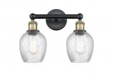  616-2W-BAB-G292 - Salina - 2 Light - 15 inch - Black Antique Brass - Bath Vanity Light