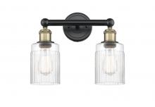  616-2W-BAB-G342 - Hadley - 2 Light - 14 inch - Black Antique Brass - Bath Vanity Light