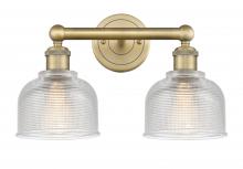  616-2W-BB-G412 - Dayton - 2 Light - 15 inch - Brushed Brass - Bath Vanity Light