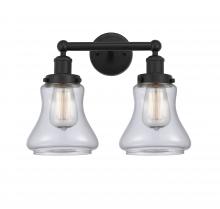  616-2W-BK-G192 - Bellmont - 2 Light - 15 inch - Matte Black - Bath Vanity Light