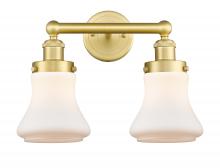  616-2W-SG-G191 - Bellmont - 2 Light - 15 inch - Satin Gold - Bath Vanity Light