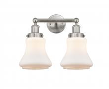  616-2W-SN-G191 - Bellmont - 2 Light - 15 inch - Brushed Satin Nickel - Bath Vanity Light