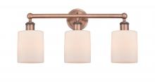  616-3W-AC-G111 - Cobbleskill - 3 Light - 23 inch - Antique Copper - Bath Vanity Light