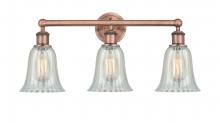  616-3W-AC-G2811 - Hanover - 3 Light - 24 inch - Antique Copper - Bath Vanity Light