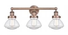  616-3W-AC-G322 - Olean - 3 Light - 25 inch - Antique Copper - Bath Vanity Light