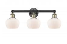  616-3W-BAB-G91 - Fenton - 3 Light - 25 inch - Black Antique Brass - Bath Vanity Light