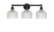  616-3W-BK-G412 - Dayton - 3 Light - 24 inch - Matte Black - Bath Vanity Light