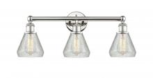  616-3W-PN-G275 - Conesus - 3 Light - 24 inch - Polished Nickel - Bath Vanity Light