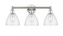  616-3W-PN-GBD-754 - Bristol - 3 Light - 26 inch - Polished Nickel - Bath Vanity Light