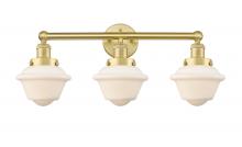  616-3W-SG-G531 - Oxford - 3 Light - 25 inch - Satin Gold - Bath Vanity Light