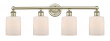  616-4W-AB-G111 - Cobbleskill - 4 Light - 32 inch - Antique Brass - Bath Vanity Light