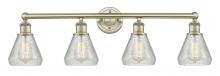  616-4W-AB-G275 - Conesus - 4 Light - 33 inch - Antique Brass - Bath Vanity Light