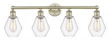  616-4W-AB-G652-6 - Cindyrella - 4 Light - 33 inch - Antique Brass - Bath Vanity Light