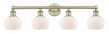  616-4W-AB-G91 - Fenton - 4 Light - 34 inch - Antique Brass - Bath Vanity Light