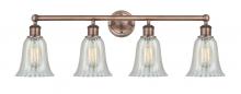  616-4W-AC-G2811 - Hanover - 4 Light - 33 inch - Antique Copper - Bath Vanity Light