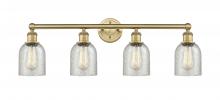  616-4W-BB-G259 - Caledonia - 4 Light - 32 inch - Brushed Brass - Bath Vanity Light