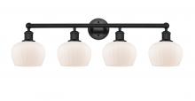  616-4W-BK-G91 - Fenton - 4 Light - 34 inch - Matte Black - Bath Vanity Light