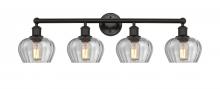  616-4W-OB-G92 - Fenton - 4 Light - 34 inch - Oil Rubbed Bronze - Bath Vanity Light