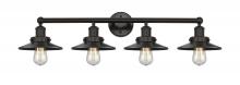  616-4W-OB-M5-OB - Railroad - 4 Light - 35 inch - Oil Rubbed Bronze - Bath Vanity Light