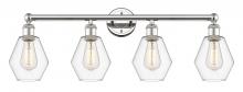  616-4W-PN-G652-6 - Cindyrella - 4 Light - 33 inch - Polished Nickel - Bath Vanity Light