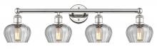  616-4W-PN-G92 - Fenton - 4 Light - 34 inch - Polished Nickel - Bath Vanity Light