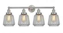  616-4W-SN-G142 - Chatham - 4 Light - 34 inch - Brushed Satin Nickel - Bath Vanity Light