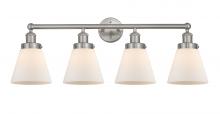  616-4W-SN-G61 - Cone - 4 Light - 33 inch - Brushed Satin Nickel - Bath Vanity Light