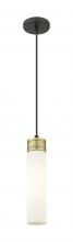  617-1P-BAB-G617-11SWH - Boreas - 1 Light - 3 inch - Black Antique Brass - Cord Hung - Mini Pendant