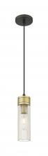  617-1P-BAB-G617-8SCL - Boreas - 1 Light - 3 inch - Black Antique Brass - Cord Hung - Mini Pendant