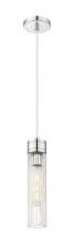  617-1P-PC-G617-11SCL - Boreas - 1 Light - 3 inch - Polished Chrome - Cord Hung - Mini Pendant