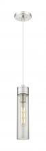  617-1P-SN-G617-11SM - Boreas - 1 Light - 3 inch - Satin Nickel - Cord Hung - Mini Pendant