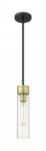  617-1S-BAB-G617-11CL - Boreas - 1 Light - 3 inch - Black Antique Brass - Stem Hung - Mini Pendant