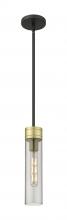  617-1S-BAB-G617-11SM - Boreas - 1 Light - 3 inch - Black Antique Brass - Stem Hung - Mini Pendant