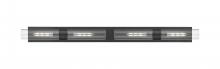 Innovations Lighting 617L-4W-BK-G617-11CL - Boreas - 4 Light - 51 inch - Matte Black - Bath Vanity Light