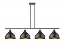  916-4I-BK-MFD-10-BK - Derby - 4 Light - 48 inch - Matte Black - Stem Hung - Island Light