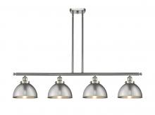  916-4I-SN-MFD-10-SN - Derby - 4 Light - 48 inch - Brushed Satin Nickel - Stem Hung - Island Light